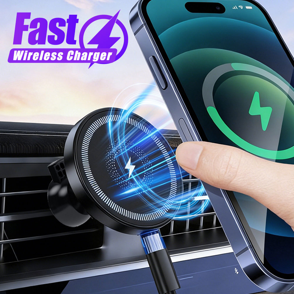 Magnetic Phone Holder For Car Vent - Support de téléphone magnétique sans fil