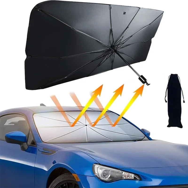 Car Sunshade Windshield Umbrella Foldable - Pare-soleil pliable pour pare-brise de voiture,