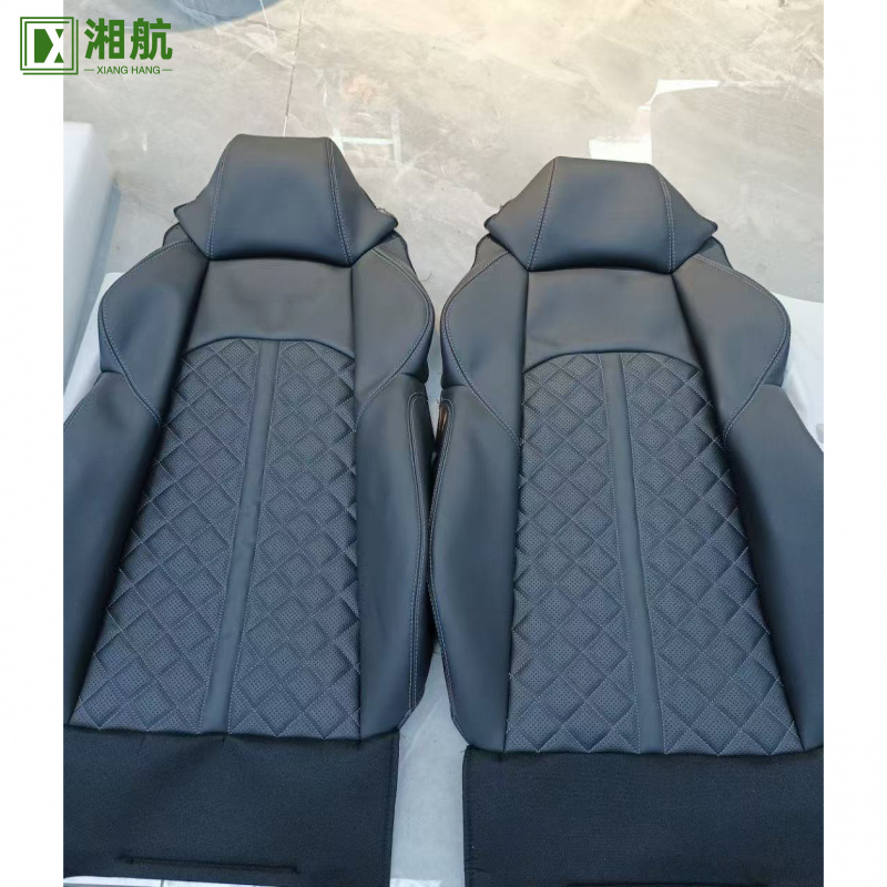Leather Car Seat Covers Full Set Universal - Convient pour Audi Design de luxe