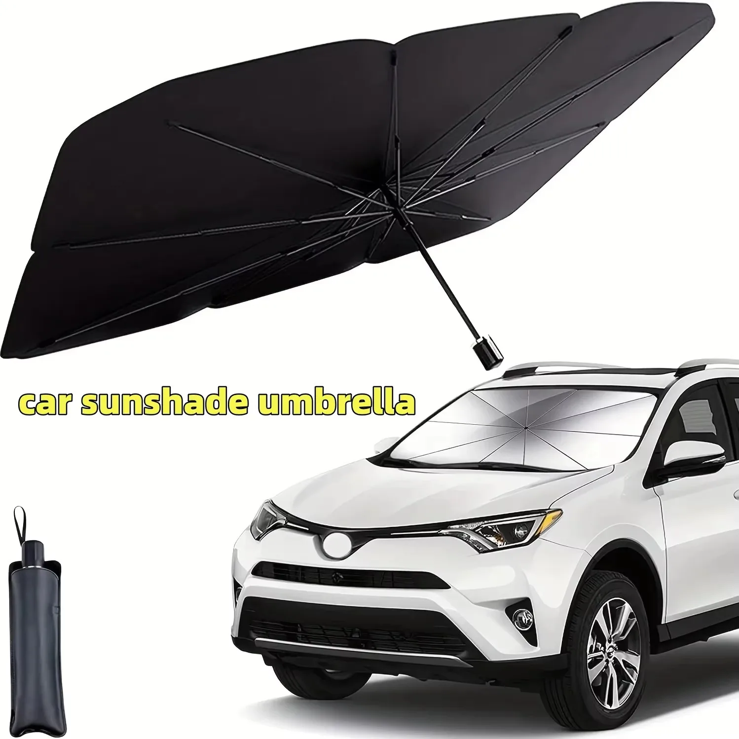 Car Sunshade Windshield Umbrella Foldable - Pare-soleil pliable multifonctionnel et pratique pour