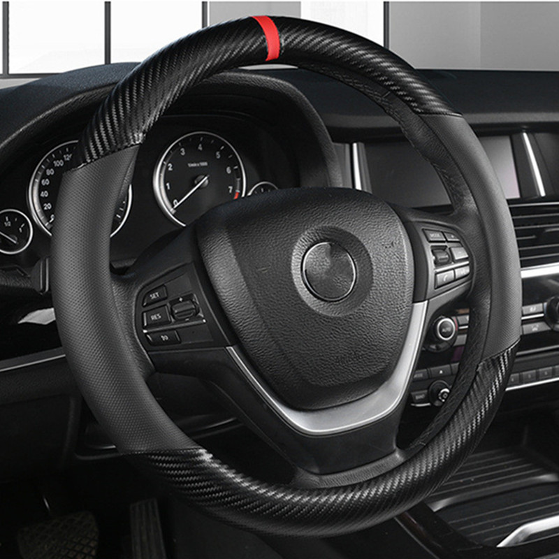 Car Steering Wheel Cover Anti Slip Breathable - Housse de volant de voiture universelle,