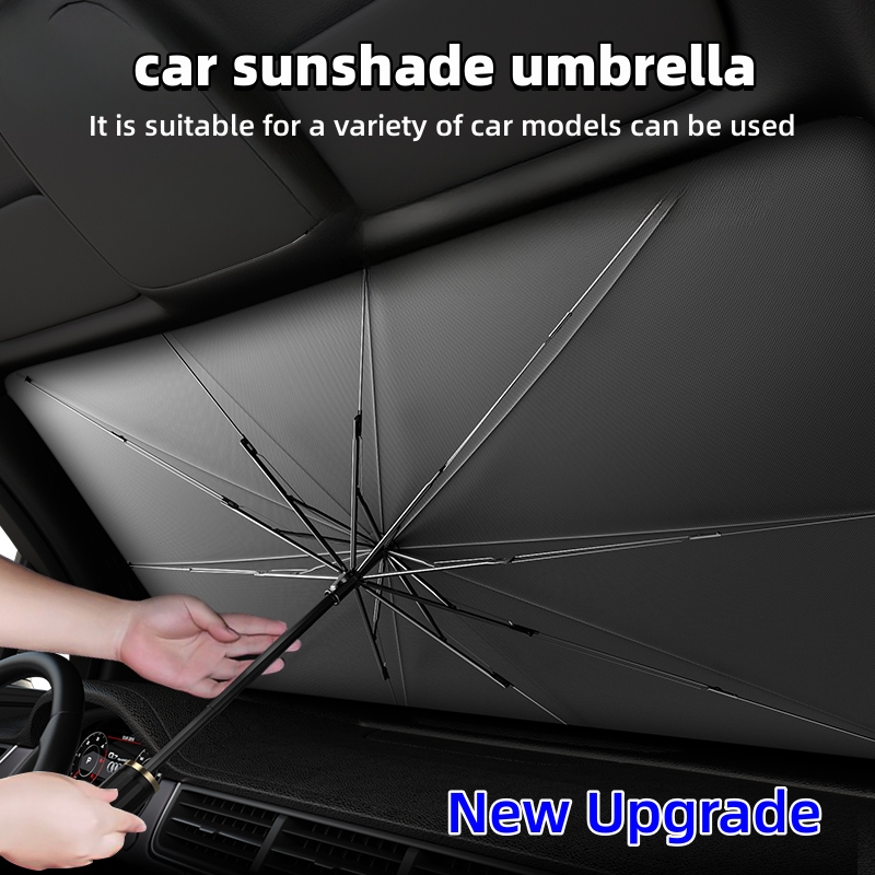 Car Sunshade Windshield Umbrella Foldable - Pare-soleil de voiture, pare-brise avant pliable,