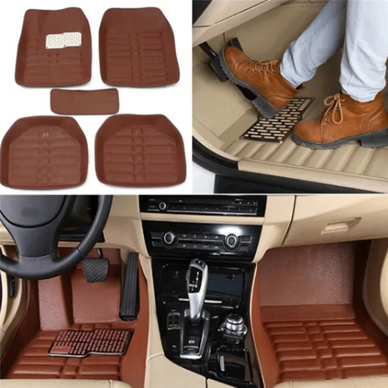 Car Floor Mats Universal Waterproof Leather - Nouveau tapis de sol de voiture