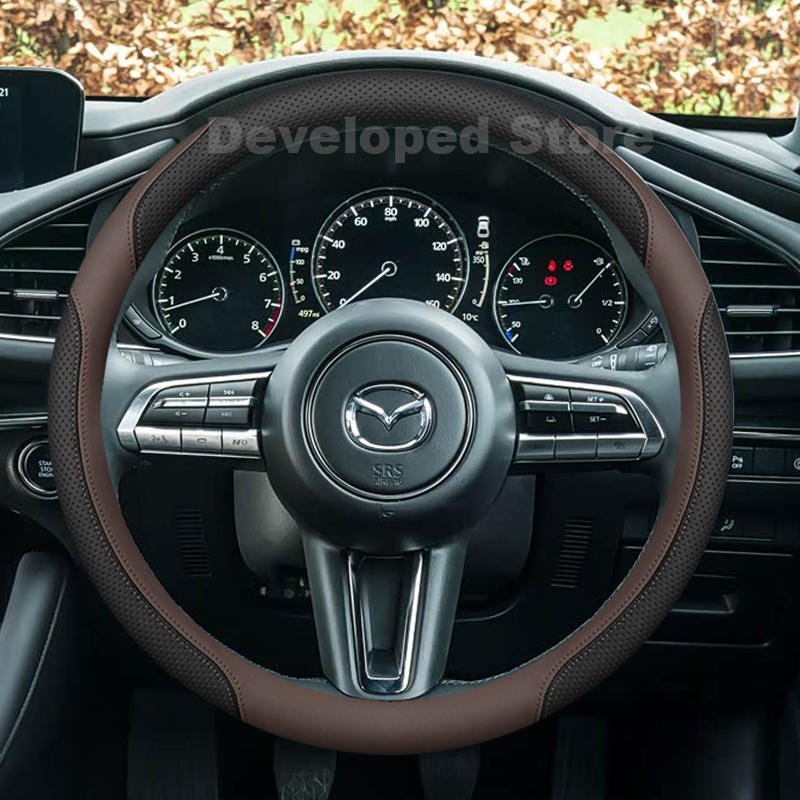 Car Steering Wheel Cover Anti Slip Breathable - Housse de volant de voiture pour