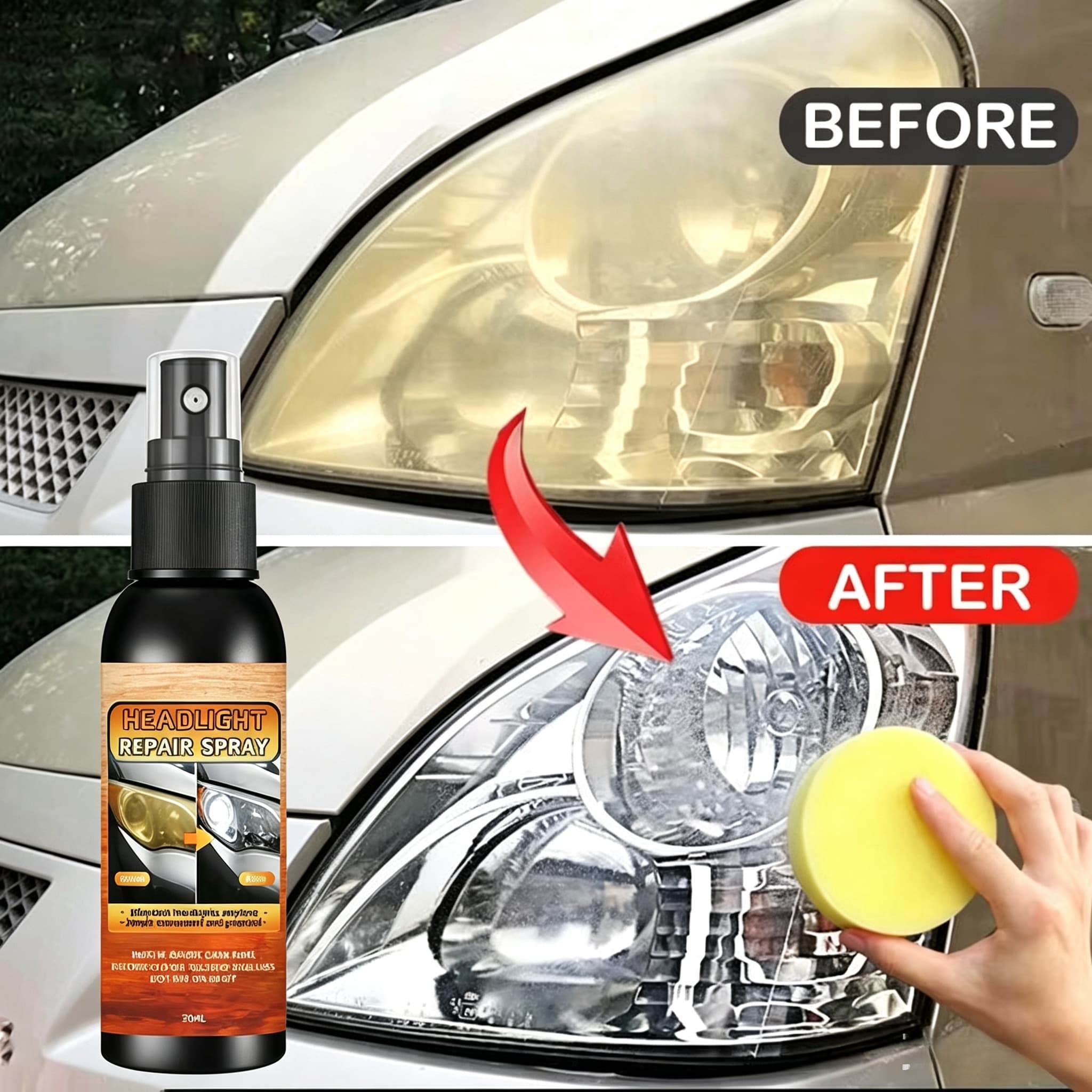 Car Scratch Repair Polishing Wax Paste - Kit de Restauration et Polissage de