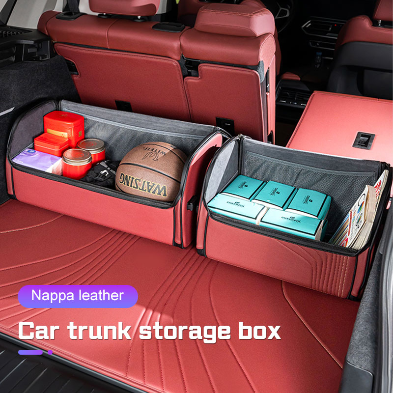 Boîte de rangement de coffre d - Car Trunk Organizer Foldable Storage Box avis et prix