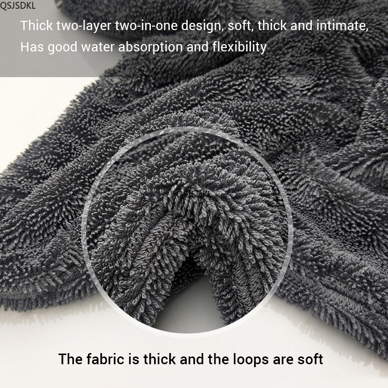 Serviette de nettoyage de voit - Microfiber Car Drying Towel Super Absorbent avis et prix