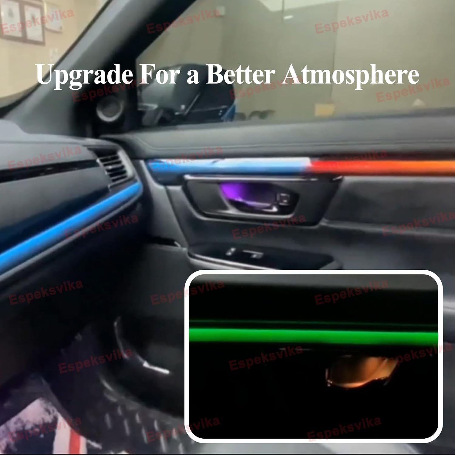 18 lumières LED ambiante pour  - Led Ambient Interior Car Lights App Control avis et prix