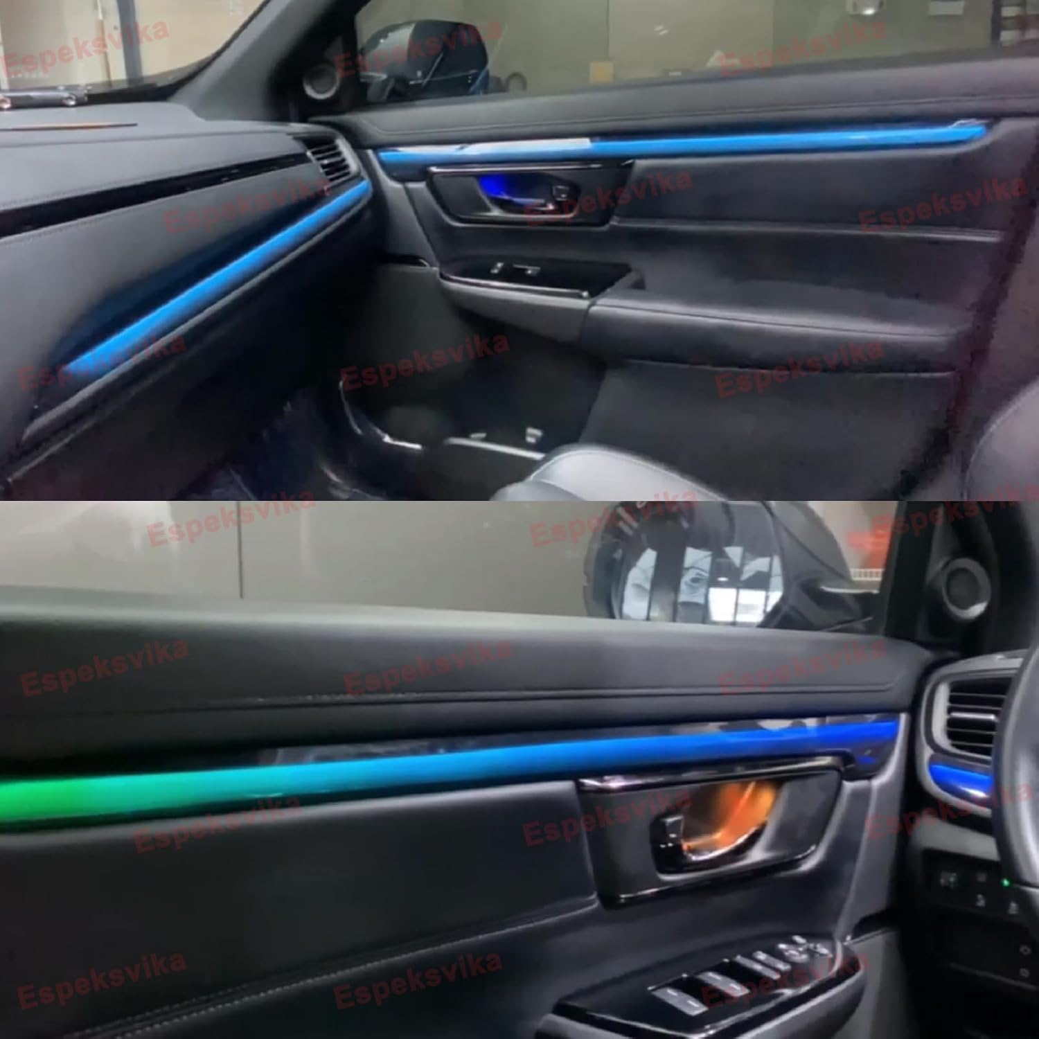 18 lumières LED ambiante pour  - Led Ambient Interior Car Lights App Control avis et prix