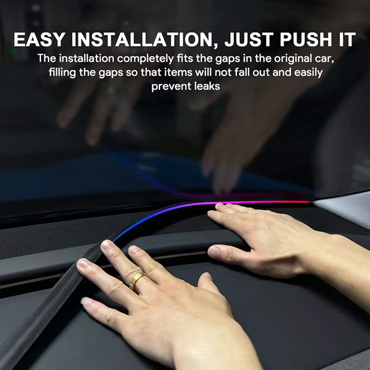 140/150CM LED voiture lumière  - Led Ambient Interior Car Lights App Control avis et prix