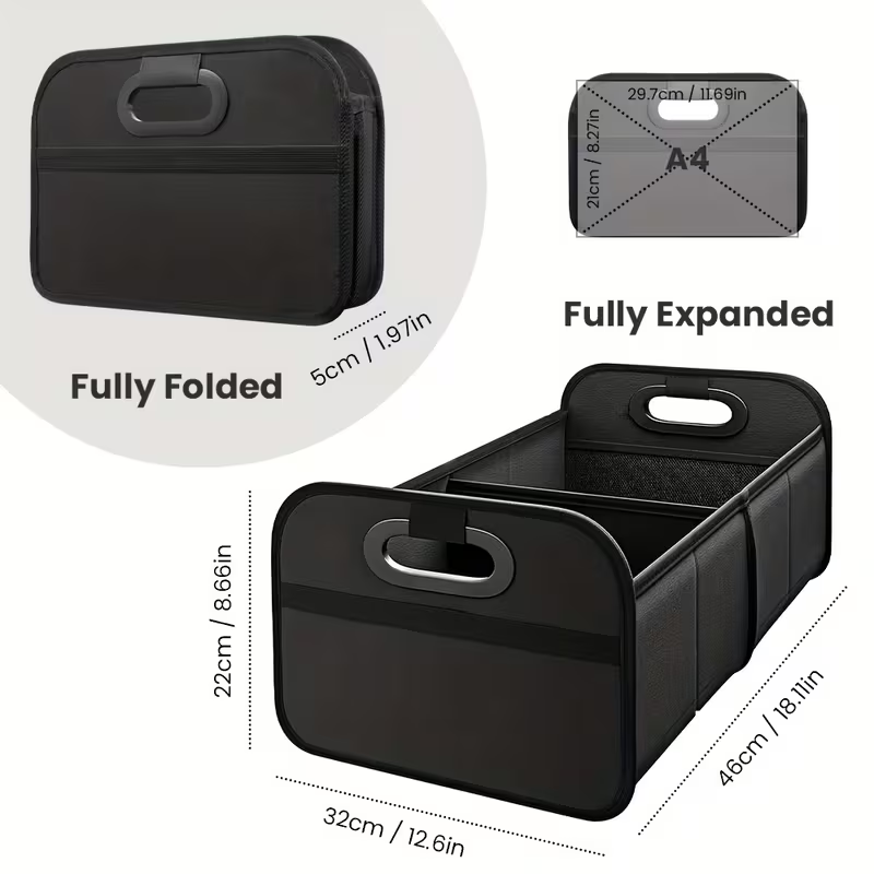 Boîte de rangement pliable et  - Car Trunk Organizer Foldable Storage Box avis et prix