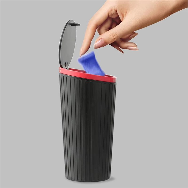 Poubelle de voiture de type pr - Waterproof Car Trash Can With Lid avis et prix