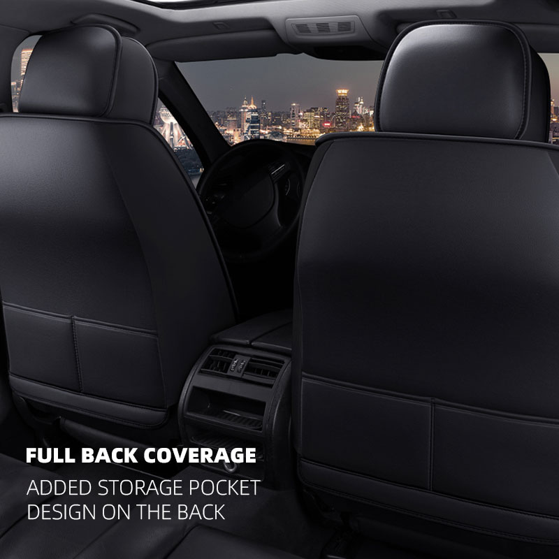 Housses de siège de voiture un - Leather Car Seat Covers Full Set Universal avis et prix
