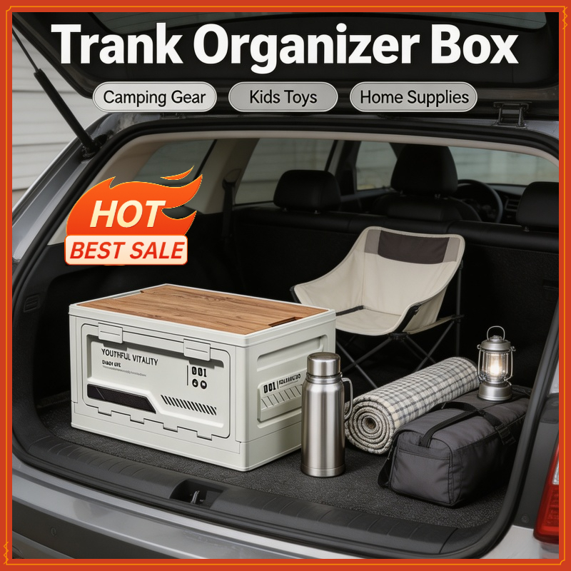 Boîte de rangement extérieure  - Car Trunk Organizer Foldable Storage Box avis et prix