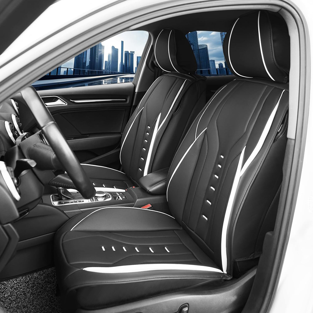 Housses de siège de voiture un - Leather Car Seat Covers Full Set Universal avis et prix