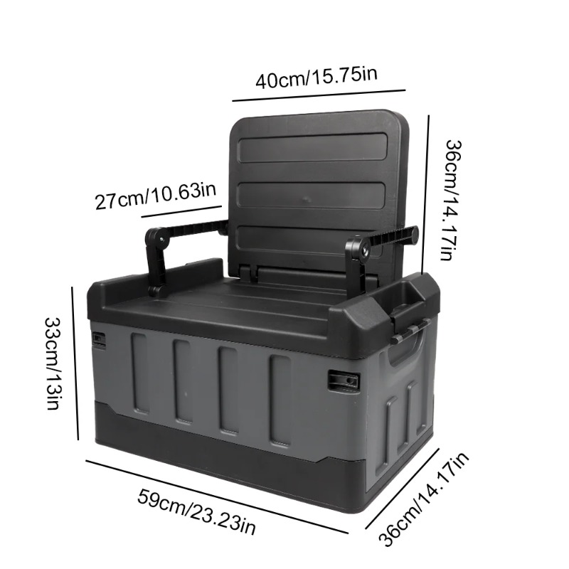 Grande boîte de rangement plia - Car Trunk Organizer Foldable Storage Box avis et prix