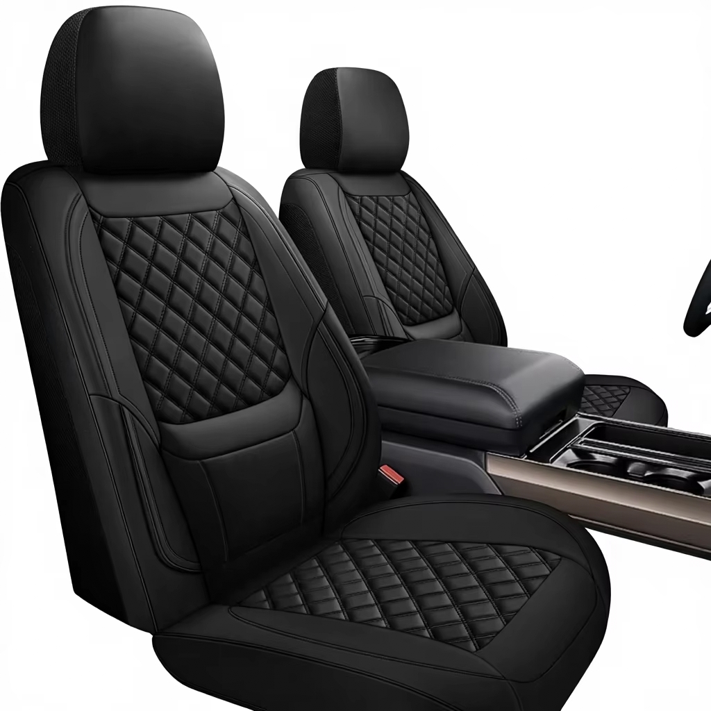 Housses de siège de voiture un - Leather Car Seat Covers Full Set Universal avis et prix