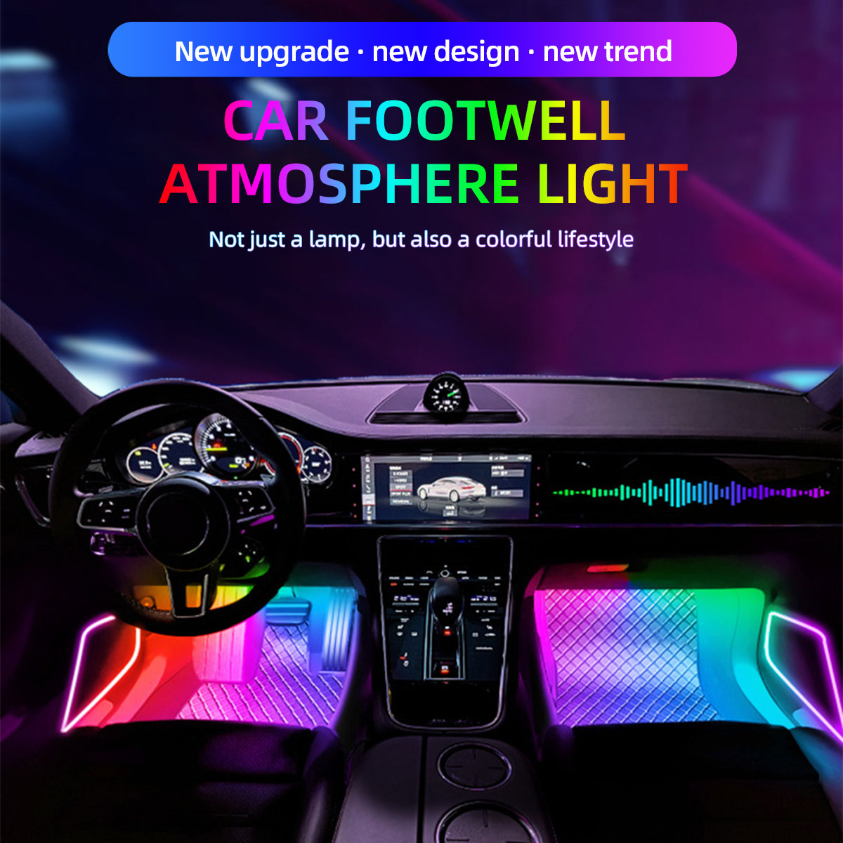 Lampe décorative d'ambiance LE - Led Ambient Interior Car Lights App Control avis et prix