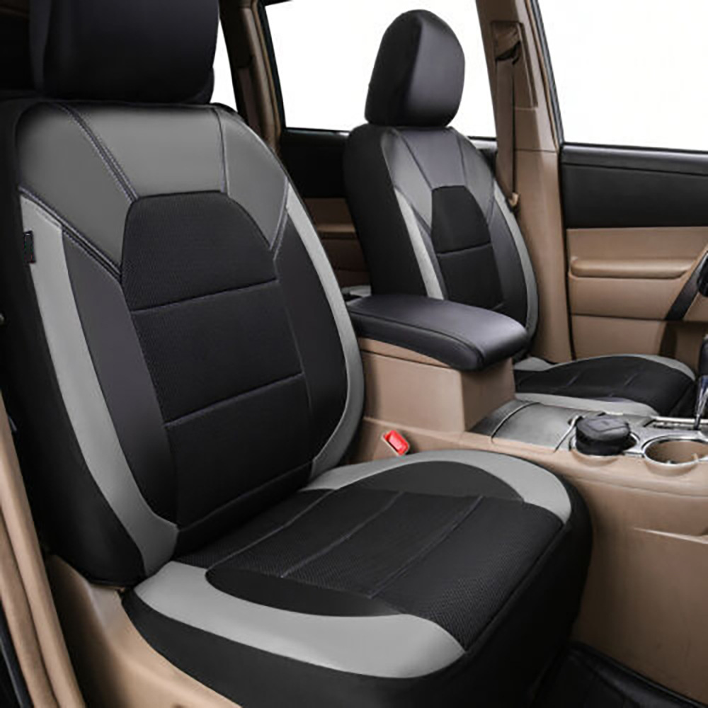 Housse de siège de voiture en  - Leather Car Seat Covers Full Set Universal avis et prix