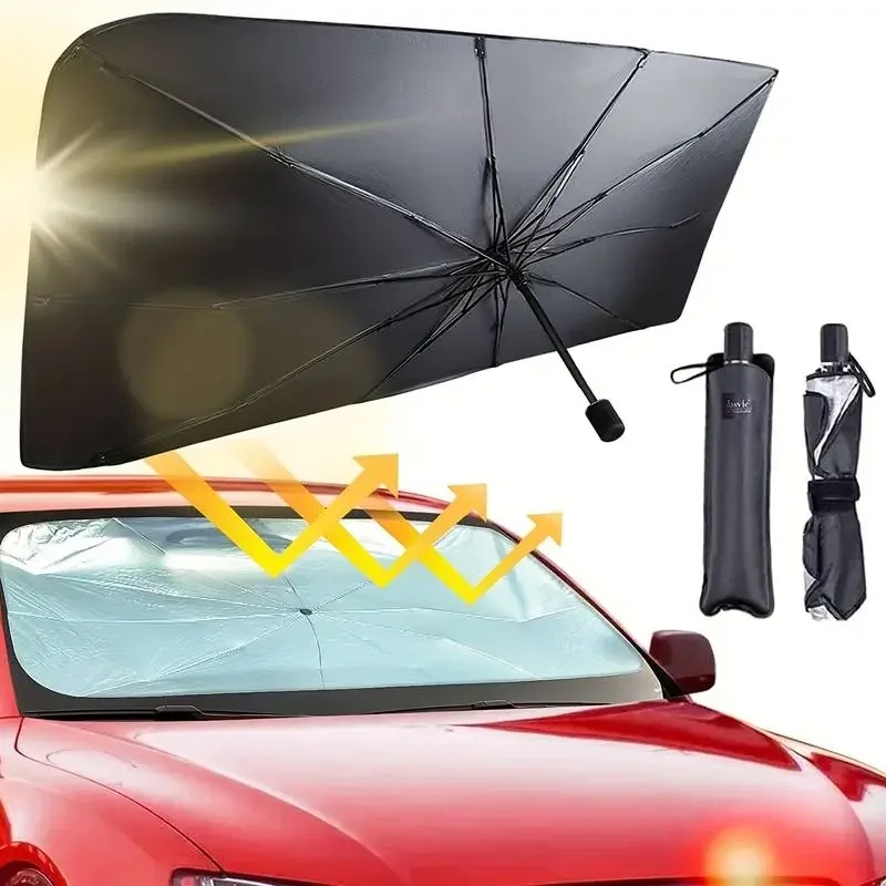 Pare-soleil de voiture pliable - Car Sunshade Windshield Umbrella Foldable avis et prix