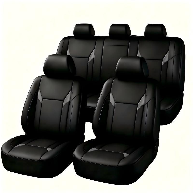 Housses de siège de voiture un - Leather Car Seat Covers Full Set Universal avis et prix