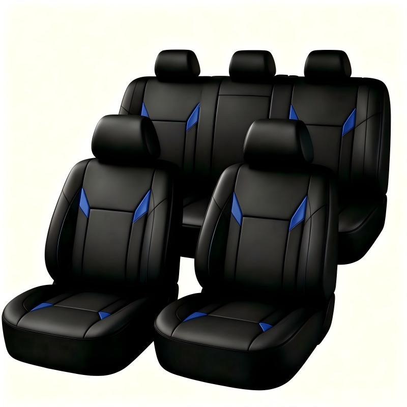 Housses de siège de voiture un - Leather Car Seat Covers Full Set Universal avis et prix