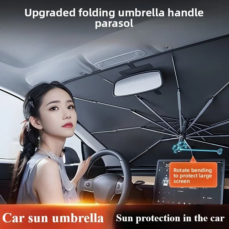 Pare-soleil de voiture pliable - Car Sunshade Windshield Umbrella Foldable avis et prix