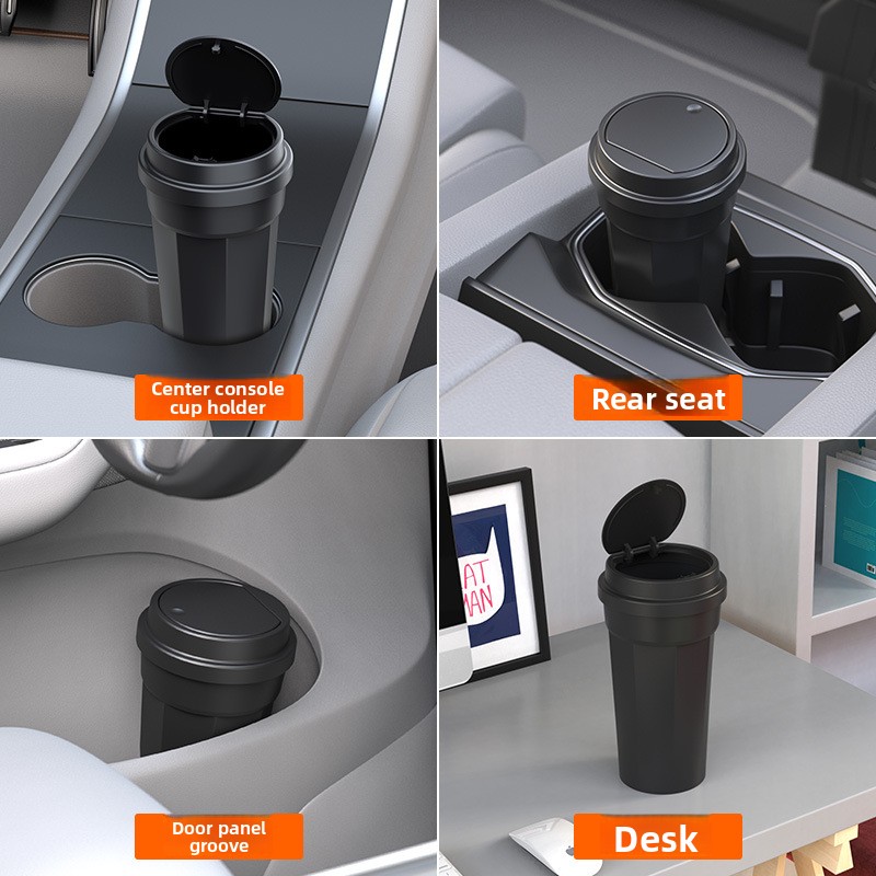 Poubelle de voiture étanche en - Waterproof Car Trash Can With Lid avis et prix