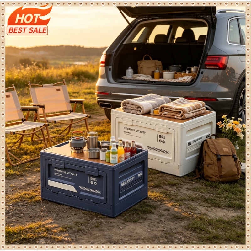Boîte de rangement extérieure  - Car Trunk Organizer Foldable Storage Box avis et prix