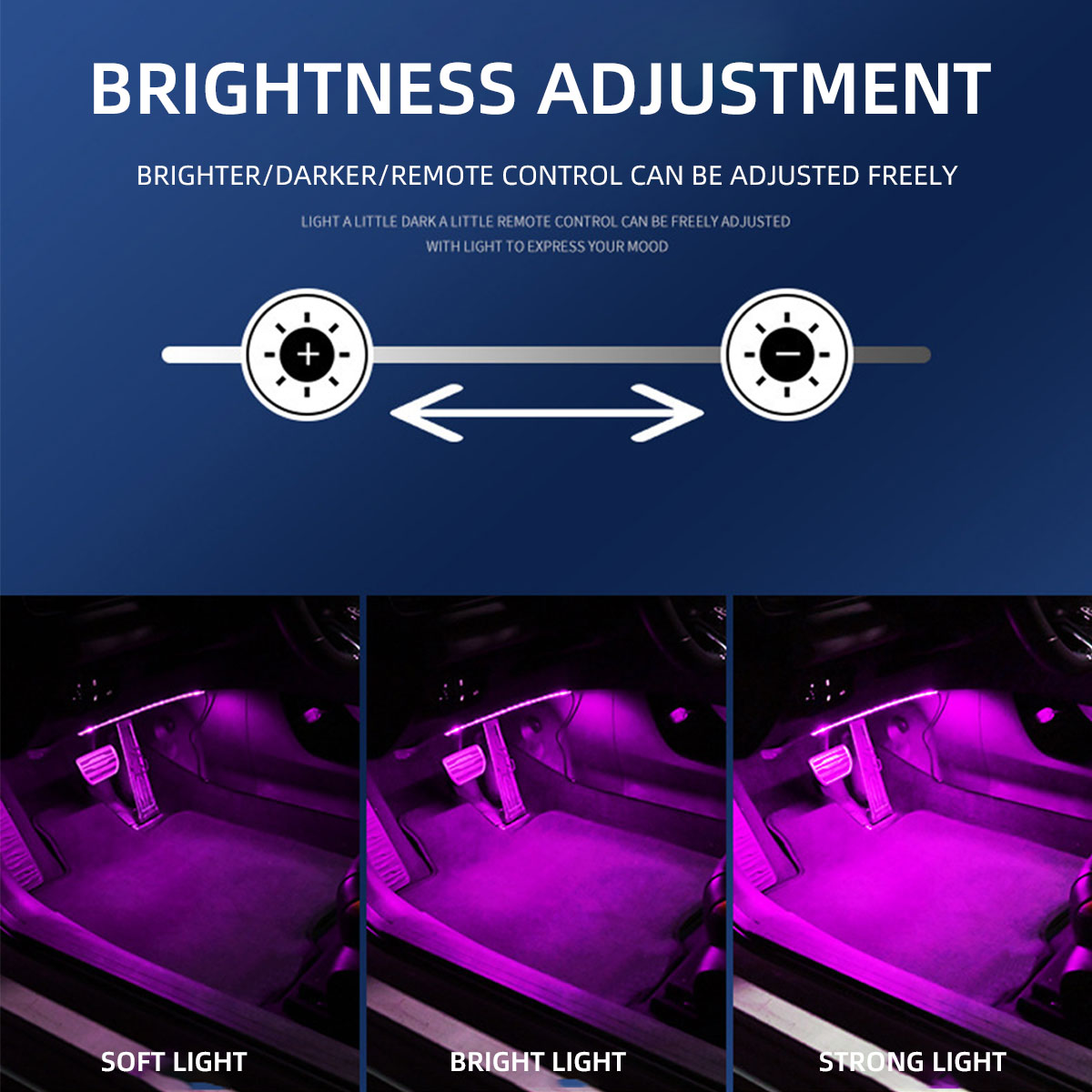 Lampe d'ambiance intérieure de - Led Ambient Interior Car Lights App Control avis et prix