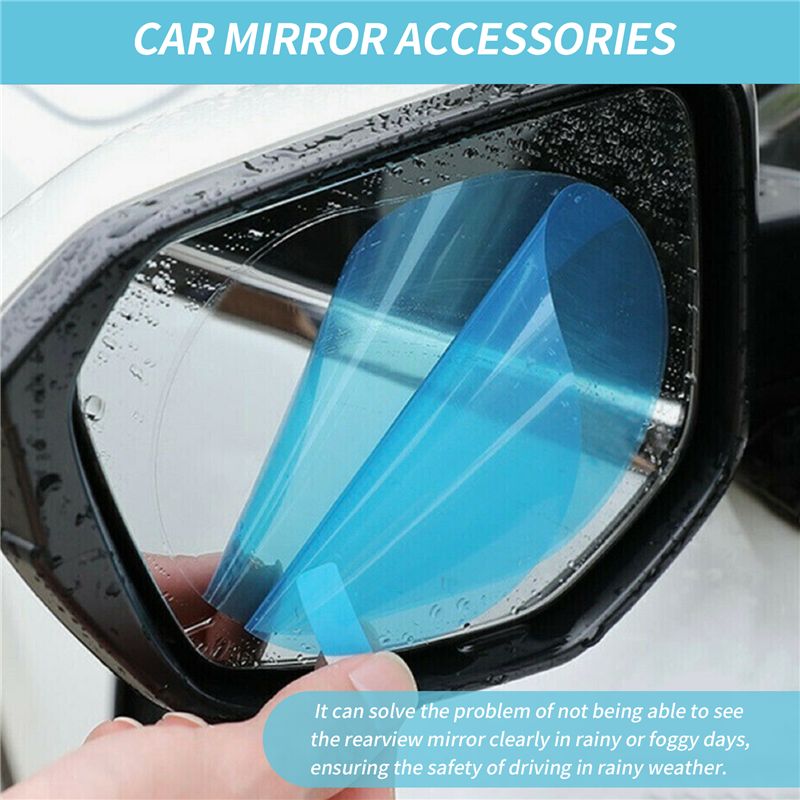 A10E-4Pcs Film de protection p - Anti Glare Car Rearview Mirror Film avis et prix