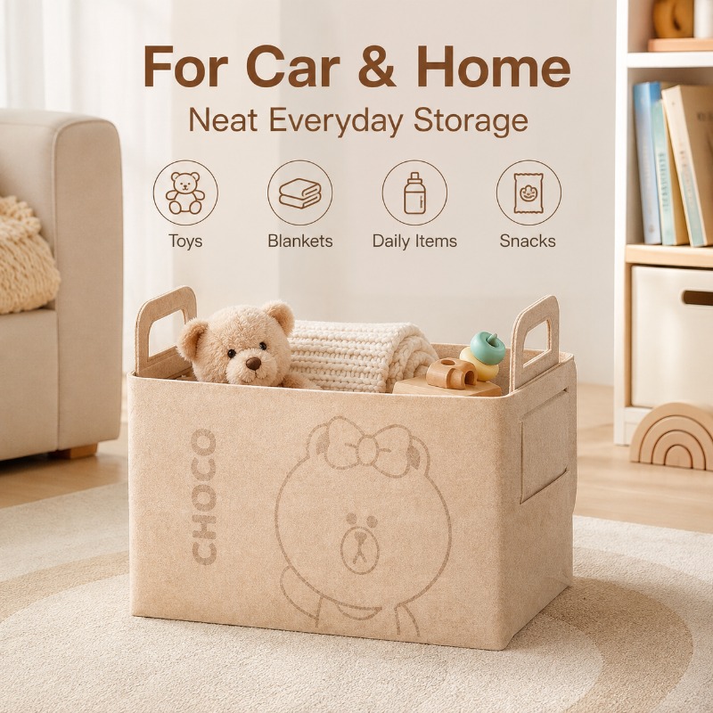 Organisateur de coffre en feut - Car Trunk Organizer Foldable Storage Box avis et prix