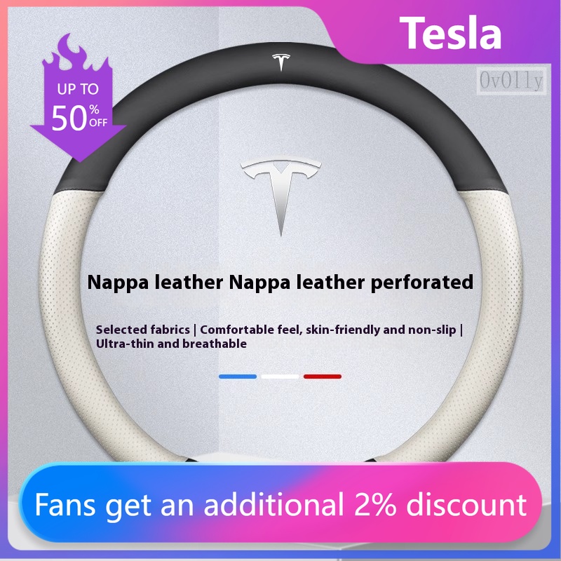 Housse de volant de voiture en - Car Steering Wheel Cover Anti Slip Breathable avis et prix