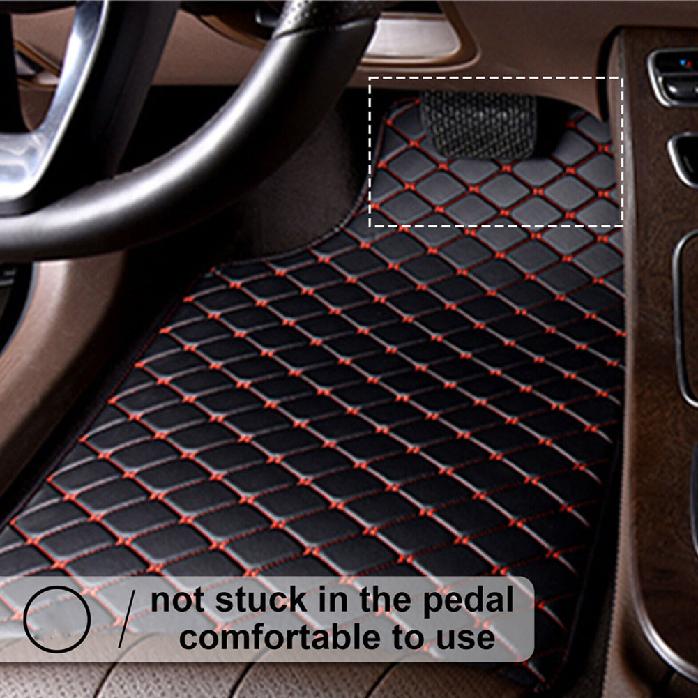 Tapis de sol de voiture en cui - Car Floor Mats Universal Waterproof Leather avis et prix