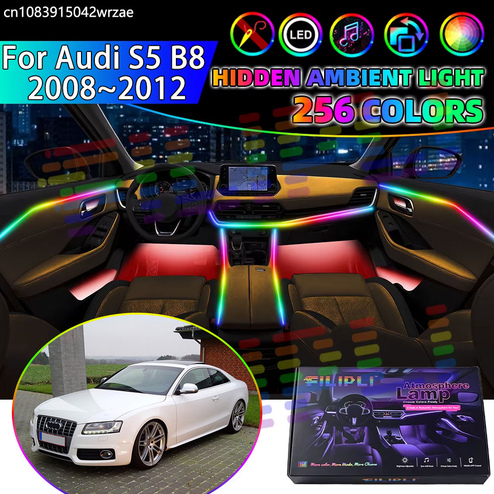 Pour Audi S5 B8 2008~2012 2009 - Led Ambient Interior Car Lights App Control avis et prix