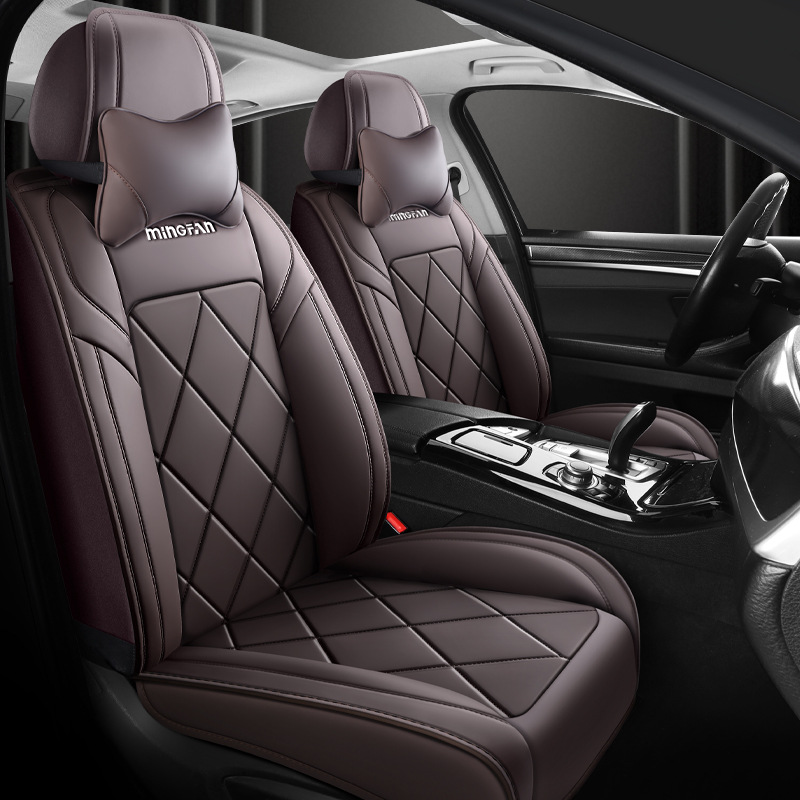 Housses de siège de voiture un - Leather Car Seat Covers Full Set Universal avis et prix