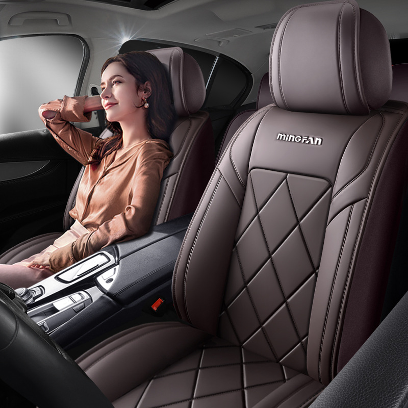 Housses de siège de voiture un - Leather Car Seat Covers Full Set Universal avis et prix