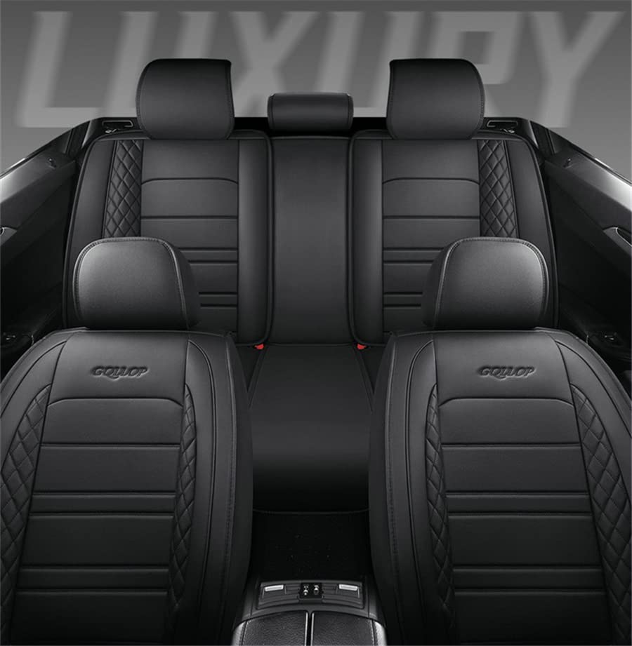 Housse de coussin de siège Aut - Leather Car Seat Covers Full Set Universal avis et prix