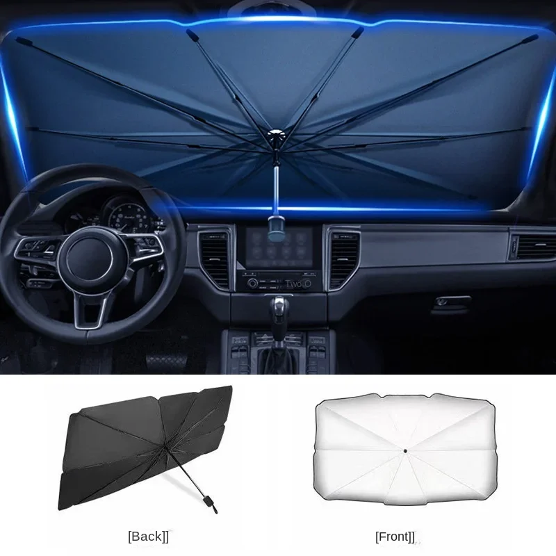 Pare-soleil de voiture, type p - Car Sunshade Windshield Umbrella Foldable avis et prix