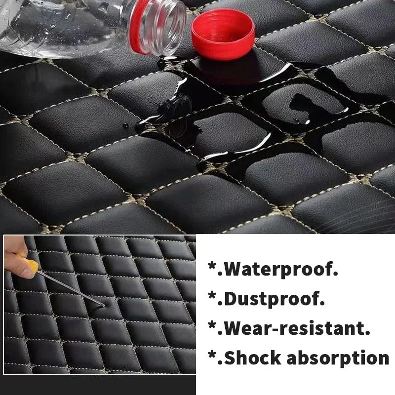 Tapis de sol de voiture en cui - Car Floor Mats Universal Waterproof Leather avis et prix