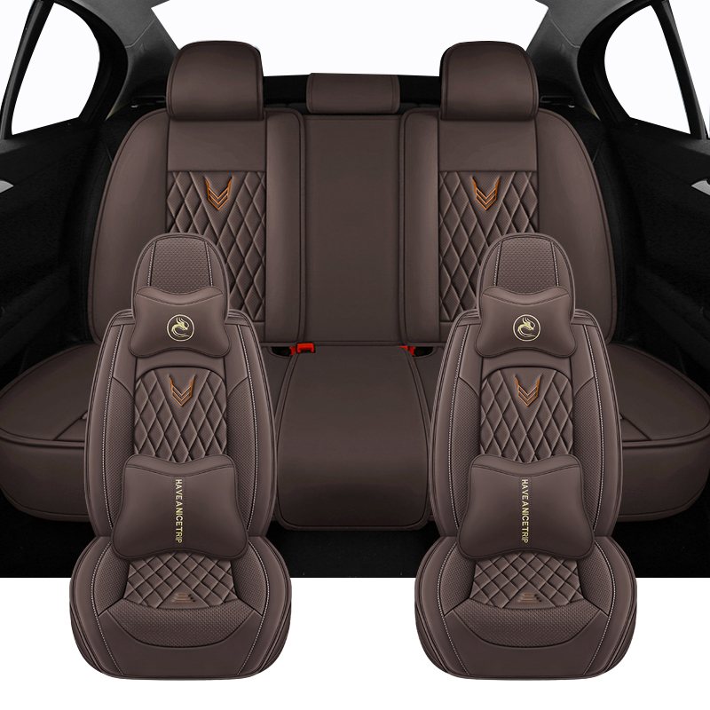 Ensemble complet de housses de - Leather Car Seat Covers Full Set Universal avis et prix