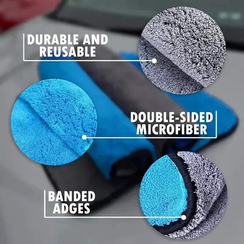 Serviette de lavage de voiture - Microfiber Car Drying Towel Super Absorbent avis et prix