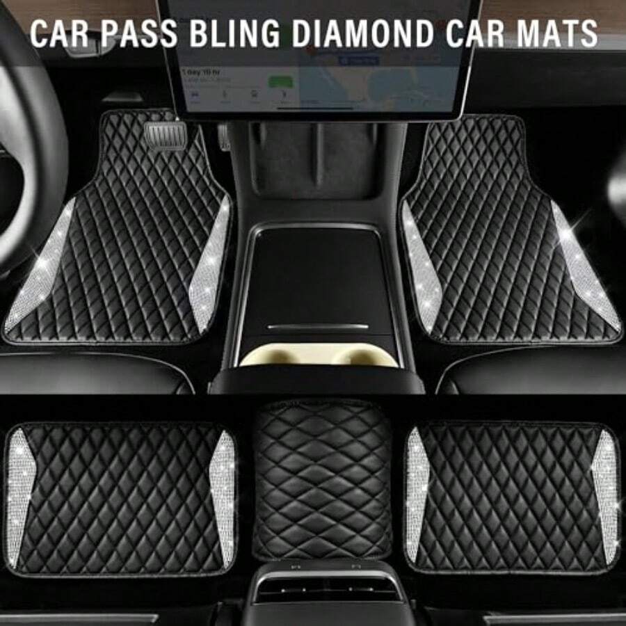Tapis de voiture en cuir, tapi - Car Floor Mats Universal Waterproof Leather avis et prix