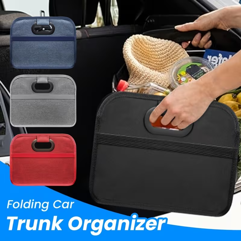 Boîte de rangement pliable pou - Car Trunk Organizer Foldable Storage Box avis et prix
