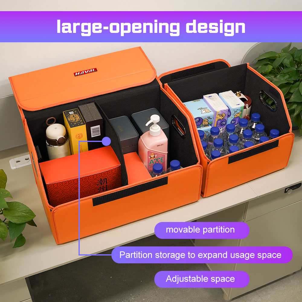 Organisateur de coffre de voit - Car Trunk Organizer Foldable Storage Box avis et prix