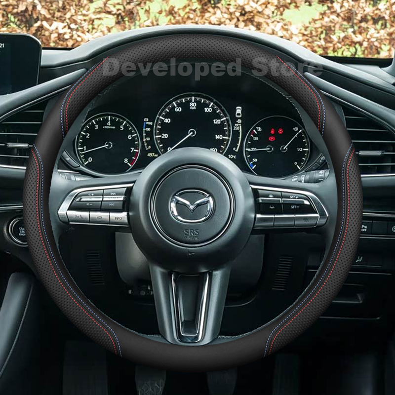 Housse de volant de voiture po - Car Steering Wheel Cover Anti Slip Breathable avis et prix