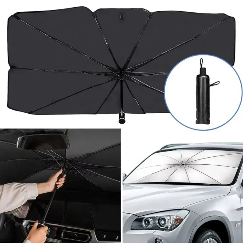 Pare-soleil pliable pour pare- - Car Sunshade Windshield Umbrella Foldable avis et prix