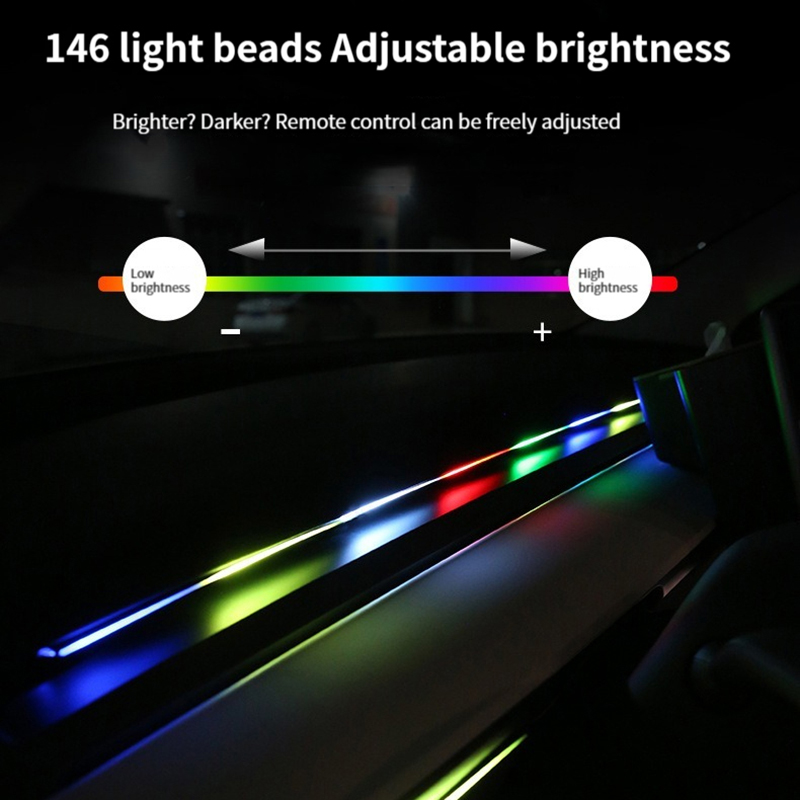 Lumière ambiante LED pour voit - Led Ambient Interior Car Lights App Control avis et prix