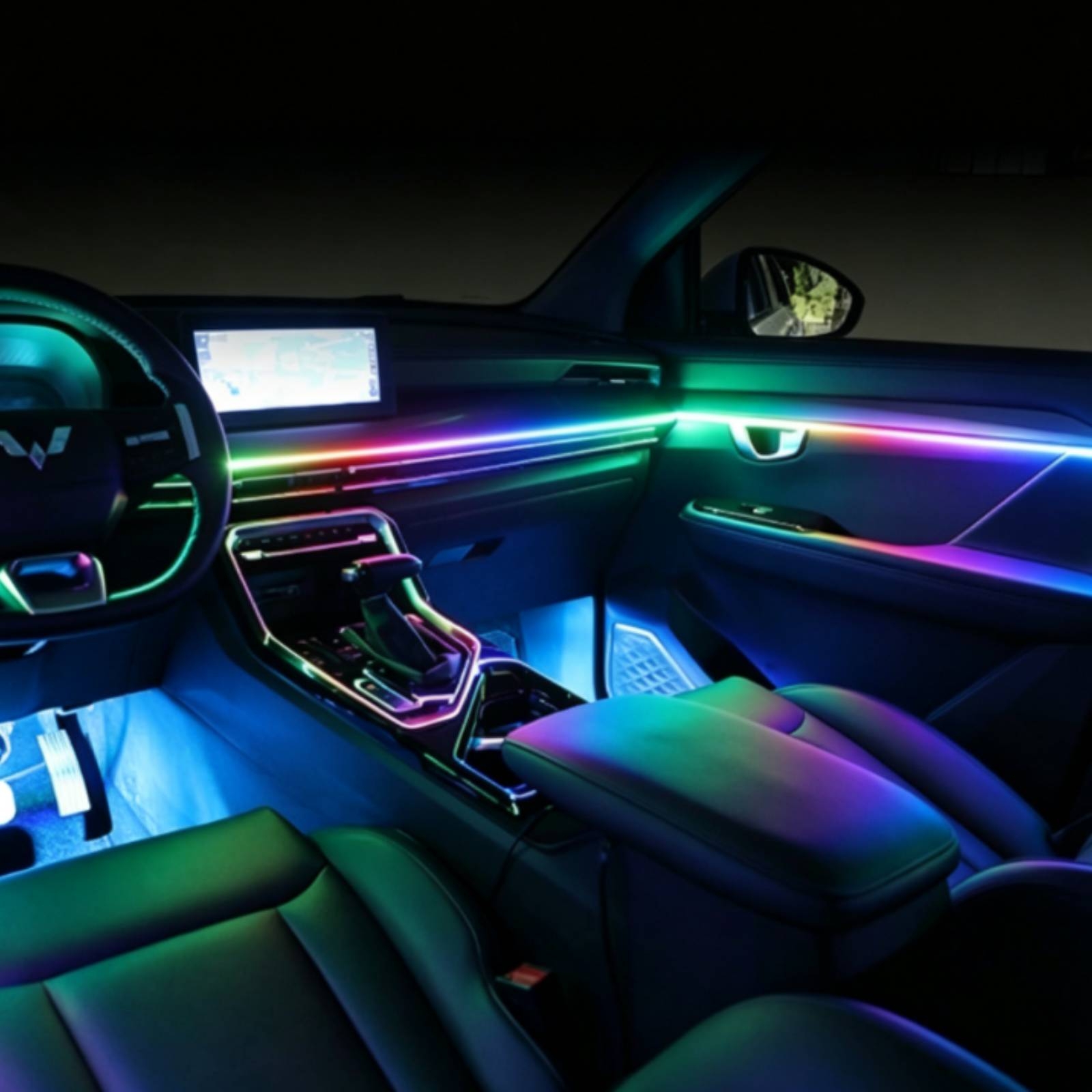 Kit d'éclairage d'ambiance pou - Led Ambient Interior Car Lights App Control avis et prix