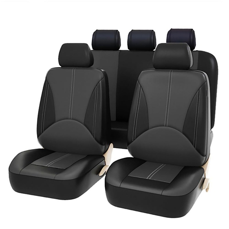 Housses de siège de voiture un - Leather Car Seat Covers Full Set Universal avis et prix